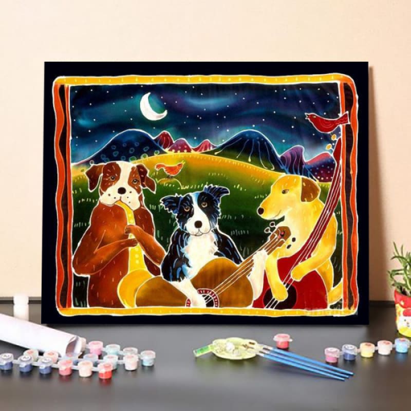 Paint By Numbers Kit Three Dog Night