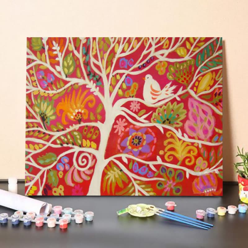 Paint by Numbers Kit-Tree of Wisdom