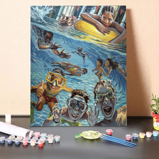 Paint by Numbers Kit-Underwater Joy