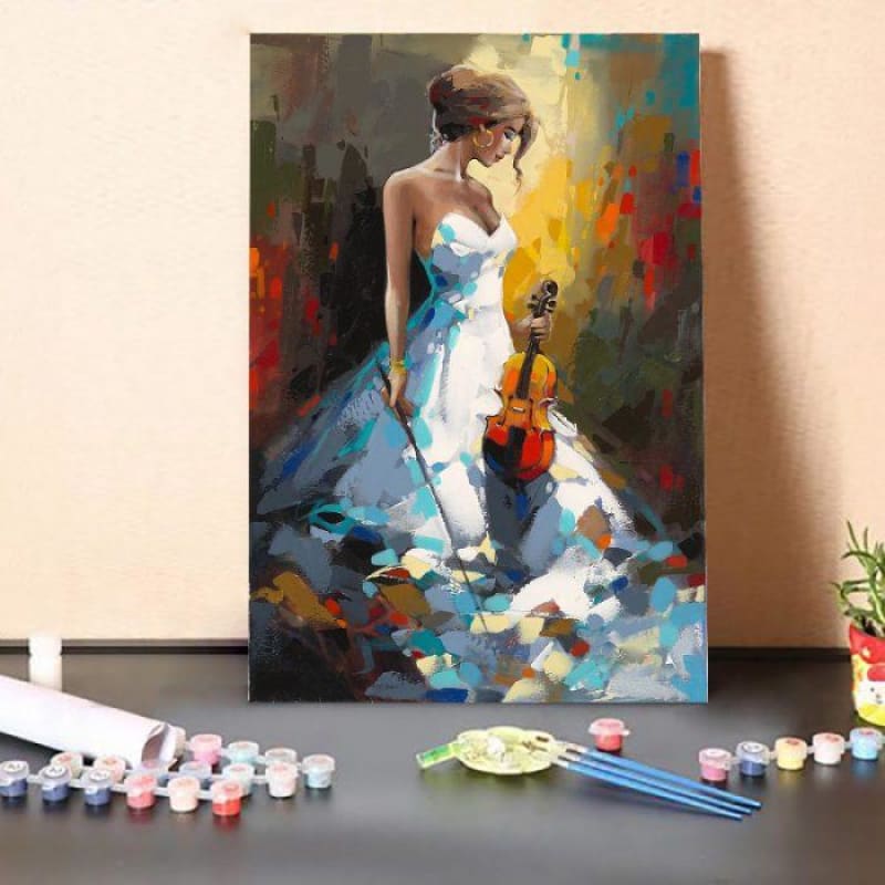 Paint By Numbers Kit-Violin Solo