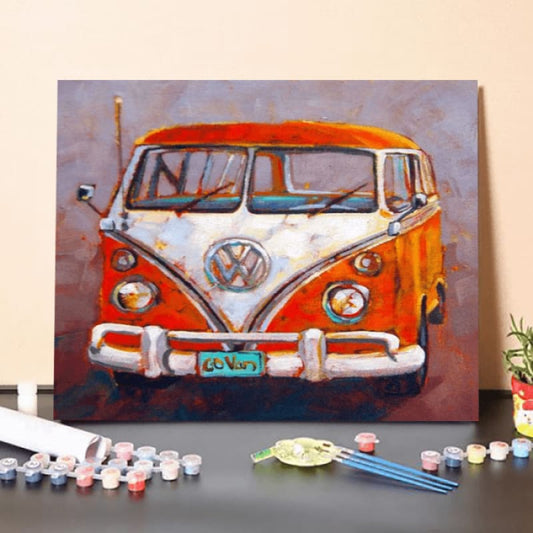 Paint by Numbers Kit-Volkswagen Beetle