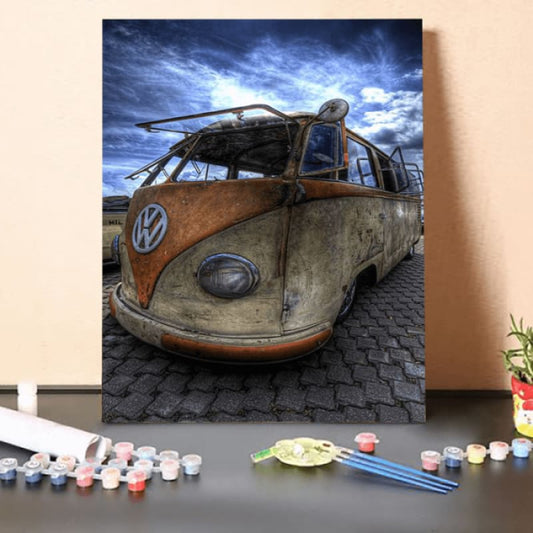 Paint by Numbers Kit-Volkswagen Samba