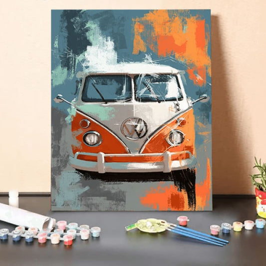 Paint by Numbers Kit-VW Buses