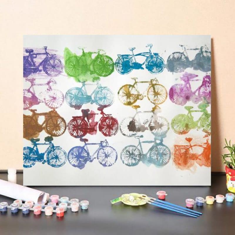 Paint By NumbersKit Bike Art