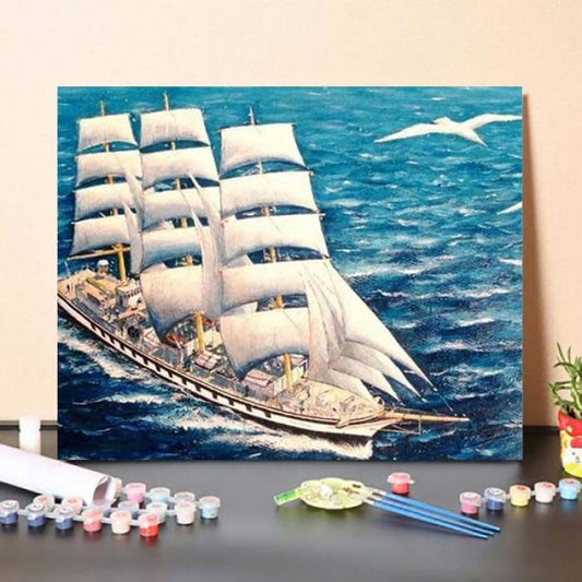 Paint By NumbersKit Sail By Wind