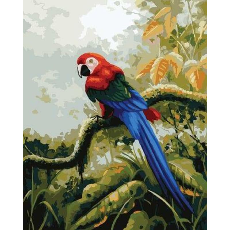 Parrot Diy Paint By Numbers Kits ZXB825 - NEEDLEWORK KITS