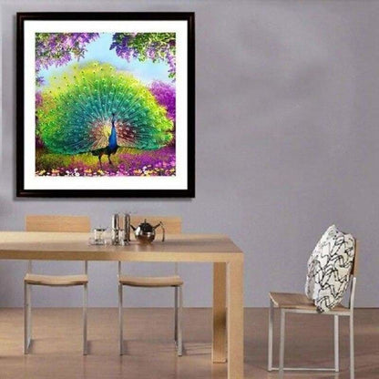 Peacock Diy Paint By Numbers Kits VM30013 - NEEDLEWORK KITS