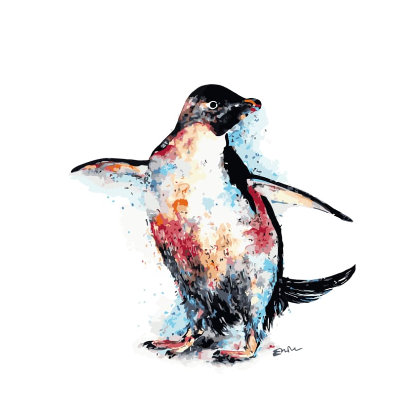 Penguin Diy Paint By Numbers Kits WM-752 - NEEDLEWORK KITS