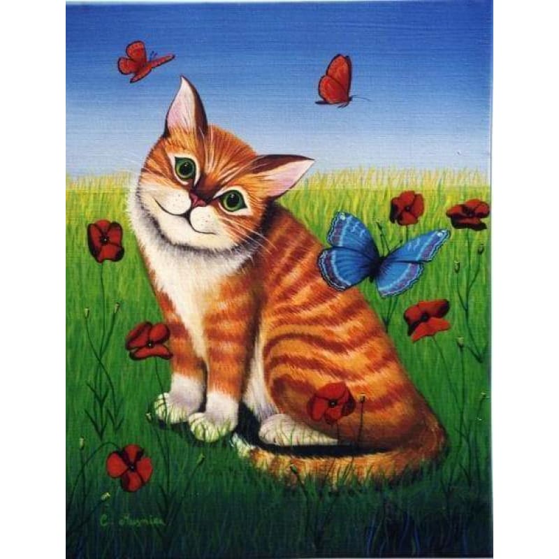 Pet Cat Paint By Numbers Kits VM90670 - NEEDLEWORK KITS