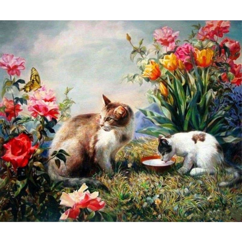 Pet Cat Paint By Numbers Kits VM90674 - NEEDLEWORK KITS