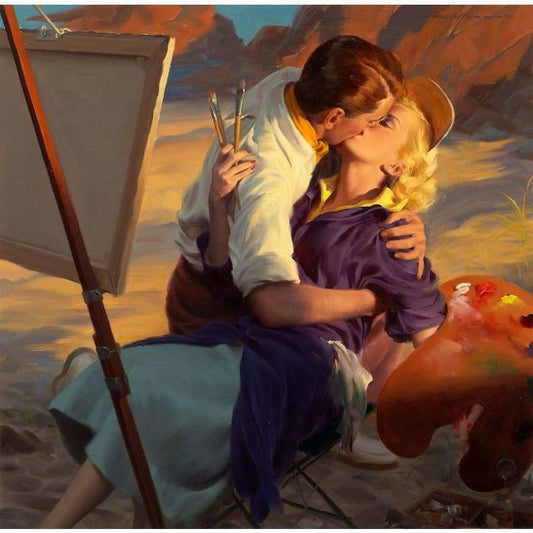 Portrait Lovers Diy Paint By Numbers Kits VM90276 - NEEDLEWORK KITS