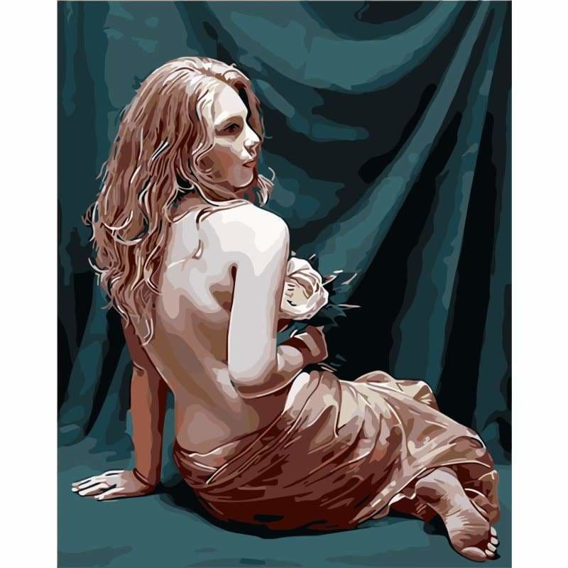 Portrait Nude Diy Paint By Numbers Kits WM-582 - NEEDLEWORK KITS