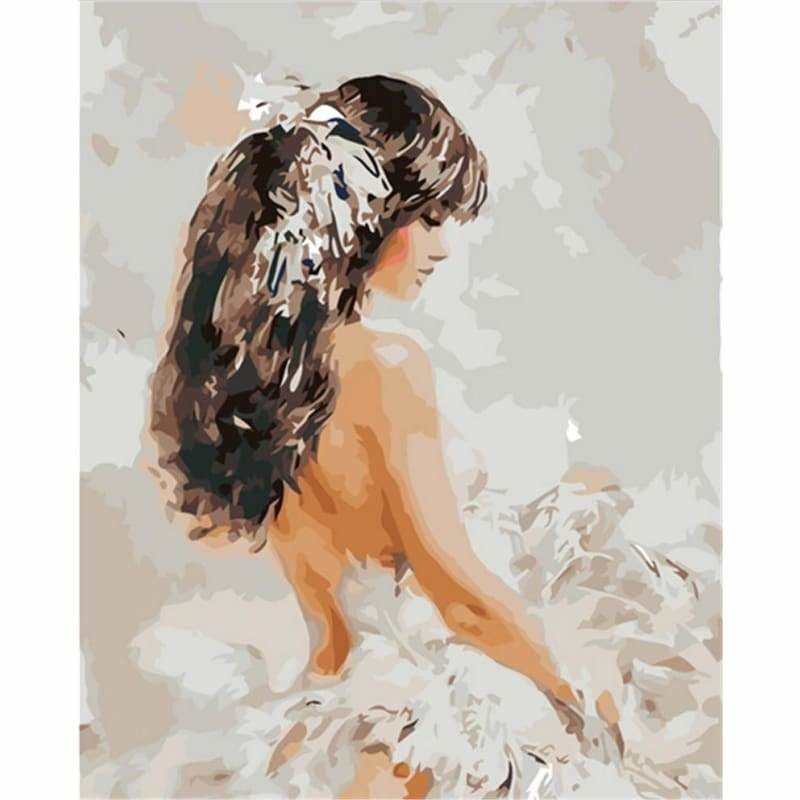 Pretty Girl Diy Paint By Numbers Kits PBN94500 - NEEDLEWORK KITS