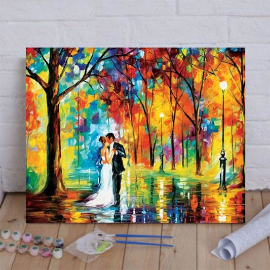 Rainy Wedding Paint By Numbers Kit