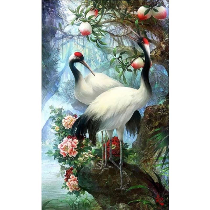 Red-Crowned Crane Diy Paint By Numbers Kits PBN91578 - NEEDLEWORK KITS