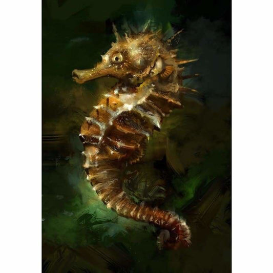 Seahorse Diy Paint By Numbers Kits QFA90065 - NEEDLEWORK KITS