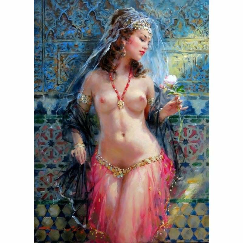 Sexy Lady Diy Paint By Numbers Kits PBN95572 - NEEDLEWORK KITS