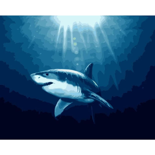 Shark Diy Paint By Numbers Kits WM-1242 - NEEDLEWORK KITS