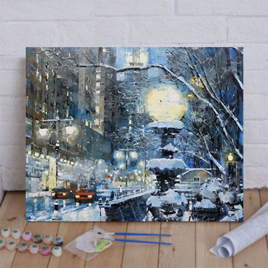 Snow in New York Paint By Numbers Kit