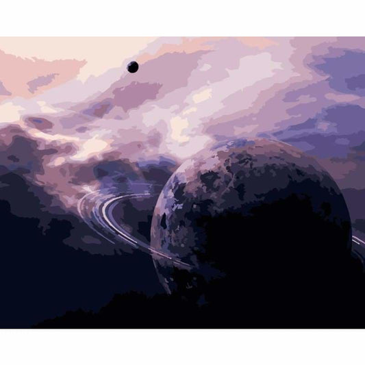 Space Diy Paint By Numbers Kits WM-1378 - NEEDLEWORK KITS