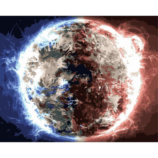 Space Diy Paint By Numbers Kits WM-1532 - NEEDLEWORK KITS