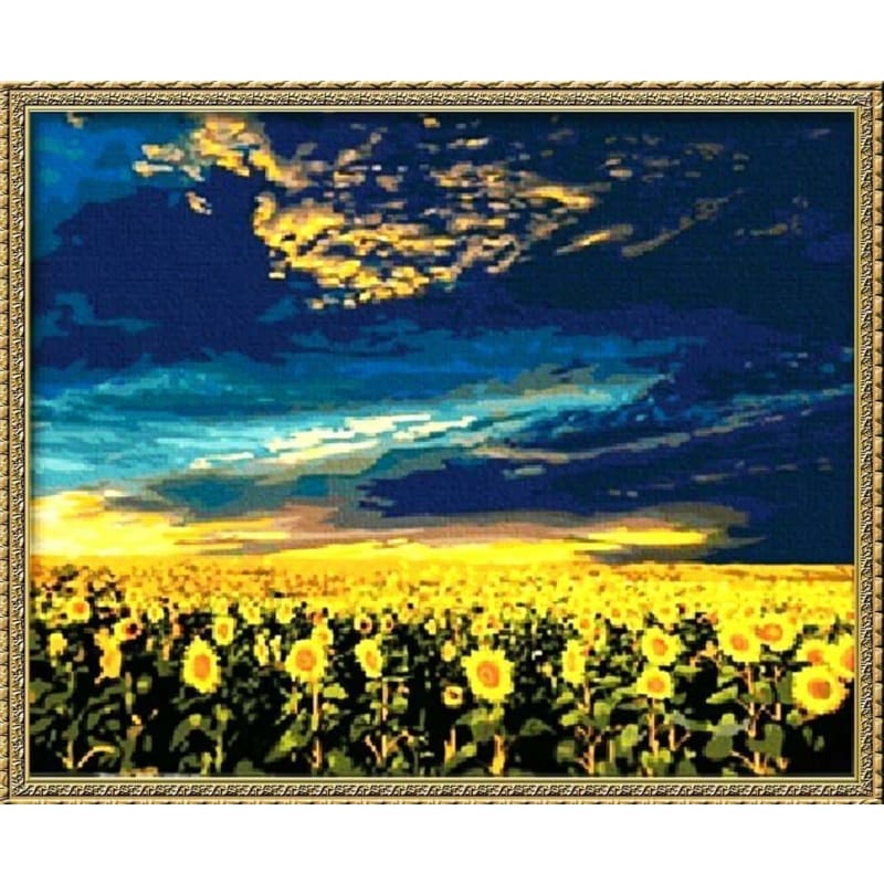 Sunflower Diy Paint By Numbers Kits YM-4050-086 - NEEDLEWORK KITS