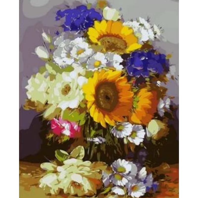 Sunflower  Diy Paint By Numbers Kits ZXQ1850 - NEEDLEWORK KITS