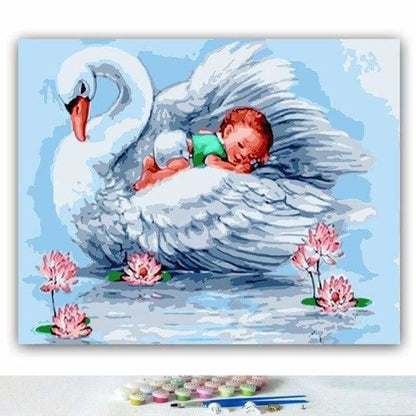 Swan Diy Paint By Numbers Kits PBN30049 - NEEDLEWORK KITS