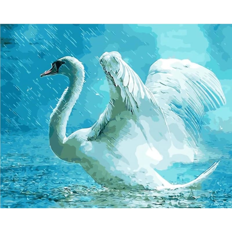 Swan Diy Paint By Numbers Kits PBN30058 - NEEDLEWORK KITS