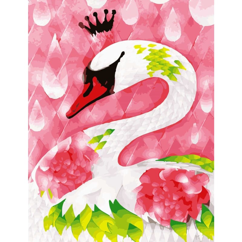 Swan Diy Paint By Numbers Kits YM-4050-146 - NEEDLEWORK KITS