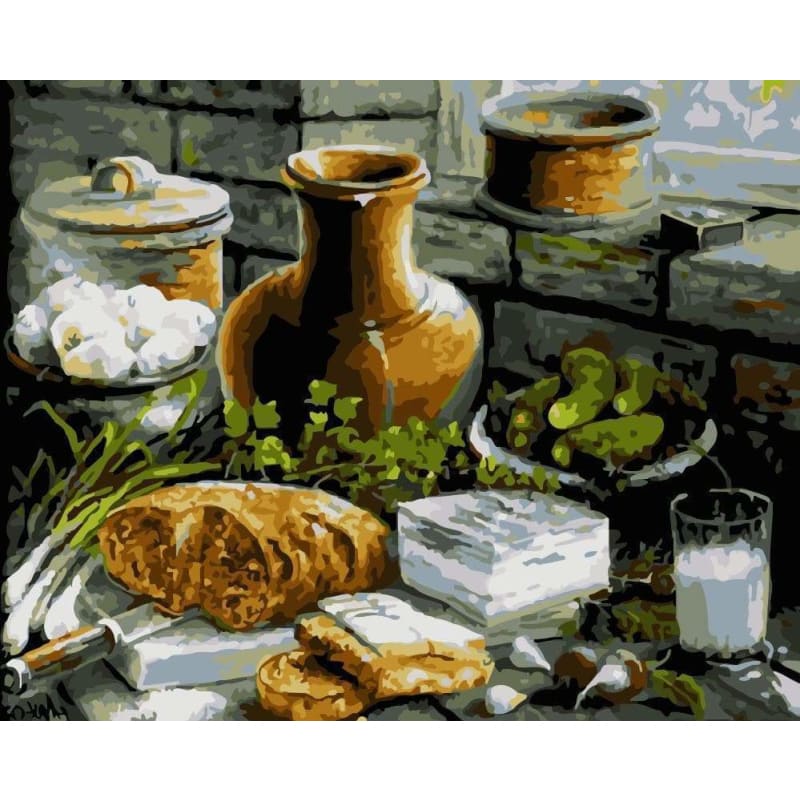 Tableware Paint By Numbers Kits WM-1647 - NEEDLEWORK KITS