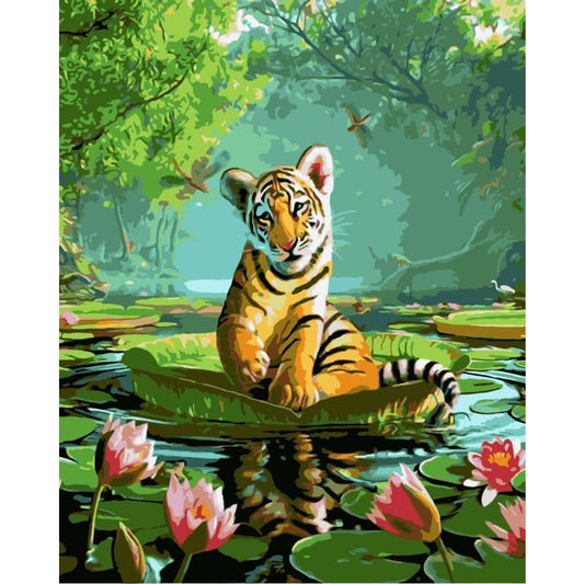 Tiger Diy Paint By Numbers Kits WM-630 - NEEDLEWORK KITS