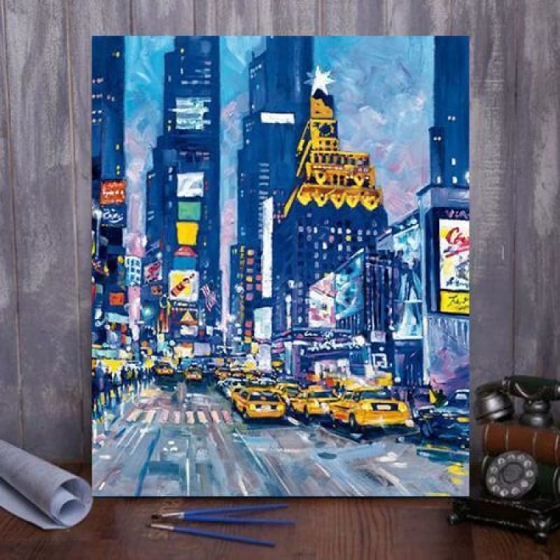 Times Square, New York City Paint By Numbers Kit – Adult Paint By Numbers