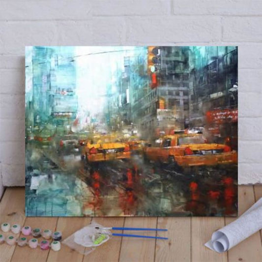 Times Square Paint By Numbers Kit