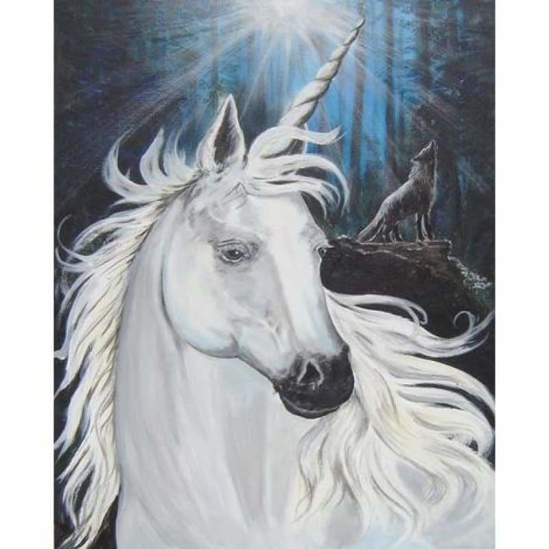 Unicorn Diy Paint By Numbers Kits PBN94156 - NEEDLEWORK KITS