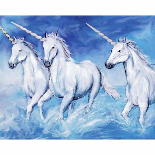 Unicorn Diy Paint By Numbers Kits PBN95402 - NEEDLEWORK KITS