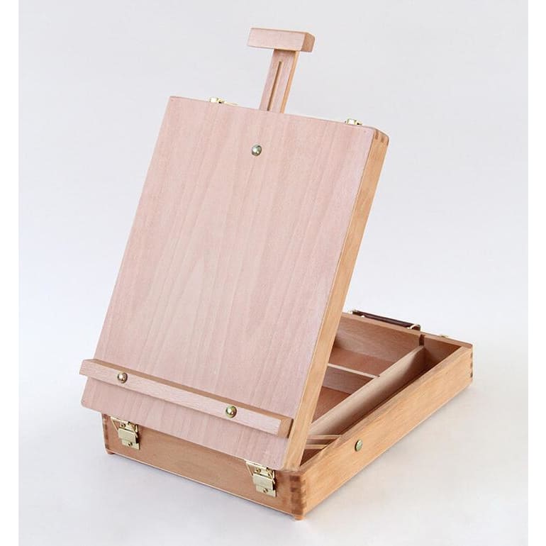 Wooden Desktop Easel & Storage Box