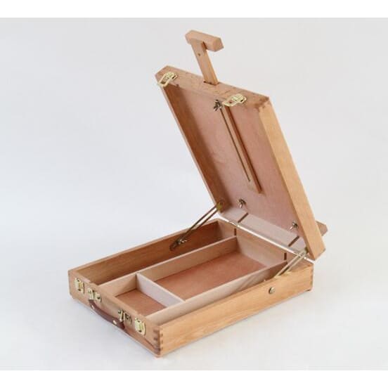 Wooden Desktop Easel & Storage Box